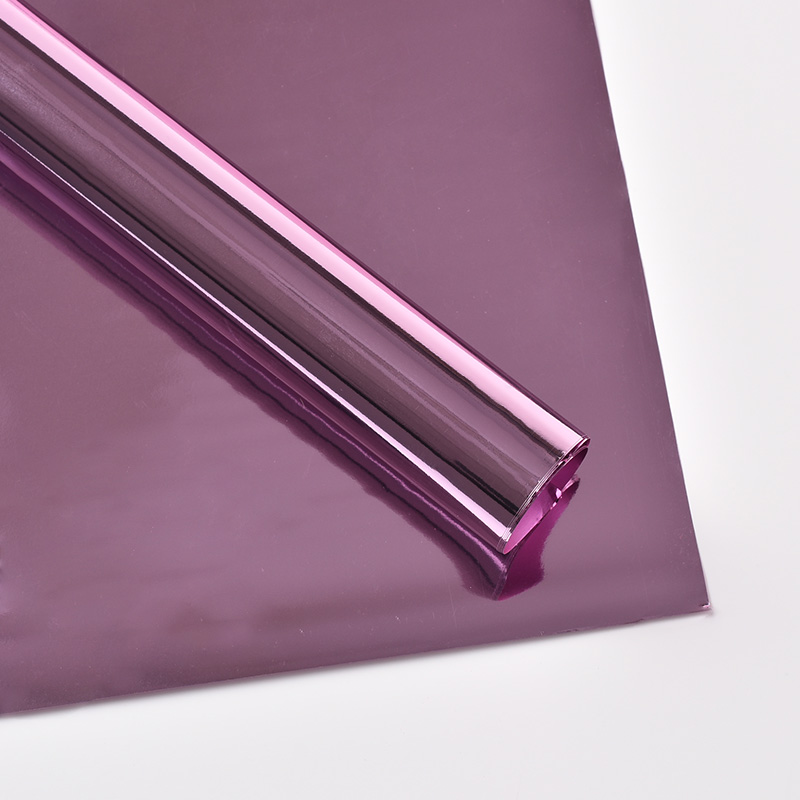 Double-Sided Shimmering Metallic Film Bouquet Wrapping Paper