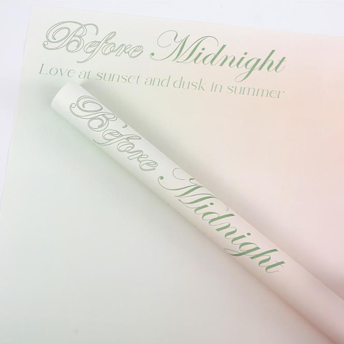 Gradient Print Bouquet Wrapping Paper
