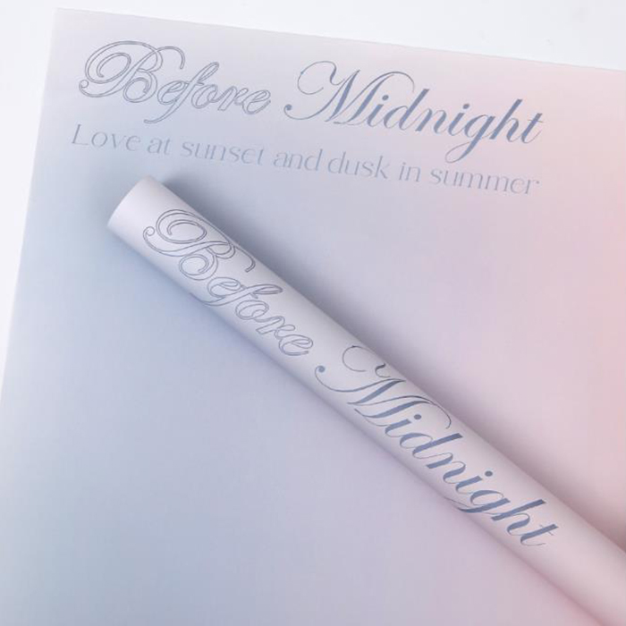 Gradient Print Bouquet Wrapping Paper