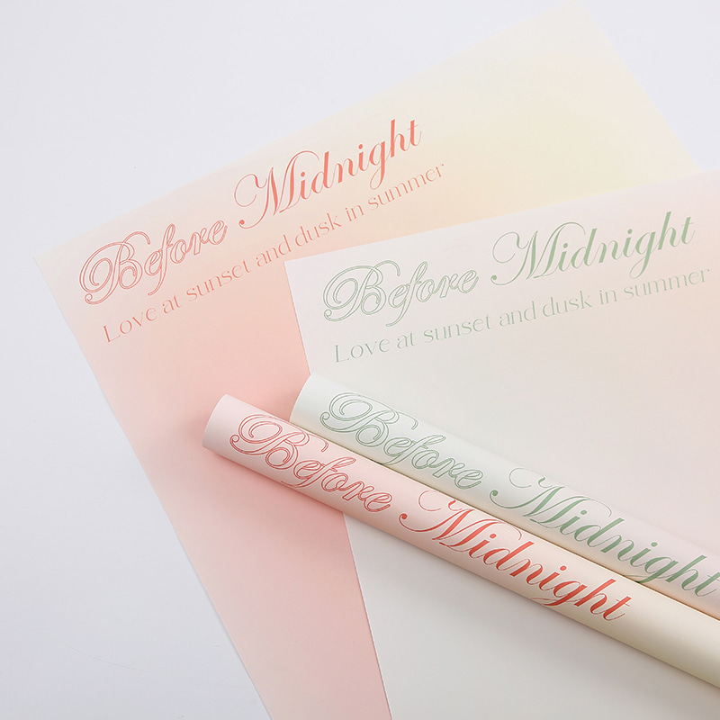 Gradient Print Bouquet Wrapping Paper