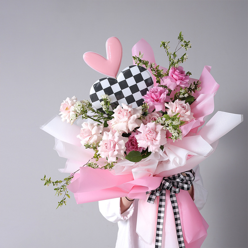 Ice Mist Gradient Film Bouquet Wrapping Paper